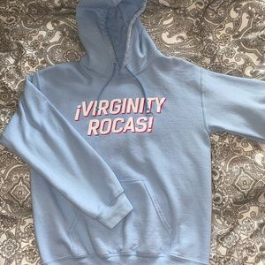Virginity rocks sweatshirt - spanish edition